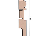 Артикул AP28 80X16X2400 с пазом, Напольные плинтусы, Cosca в текстуре, фото 1