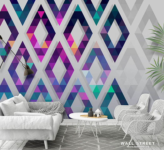 Фотообои в интерьере артикул Geometry 16, GEOMETRY, Wall street Фотообои в интерьере артикул Geometry 16, GEOMETRY, Wall street