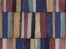 Разноцветные обои в полоску Sirpi Academy a tribute to Gustav Klimt 25610